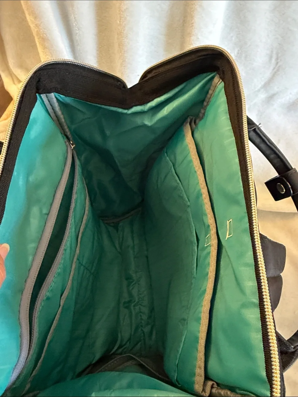 Black Backpack/ Laptop Tote - Versatile Travel & Work Bag